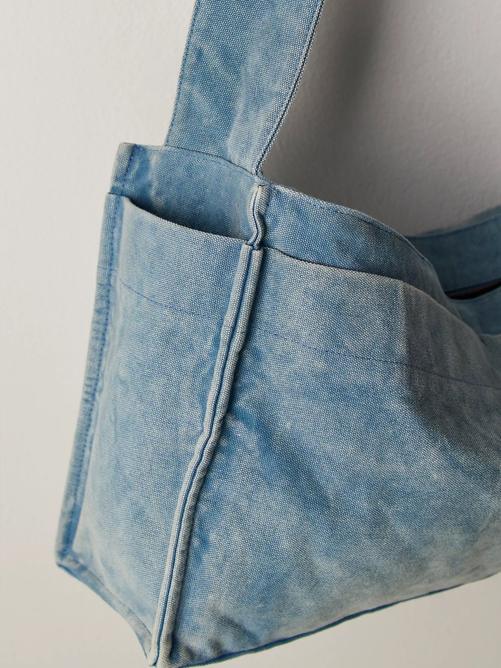 NWT Free People Camp Crush Sling Bag ~ Blue - Picture 5 of 11